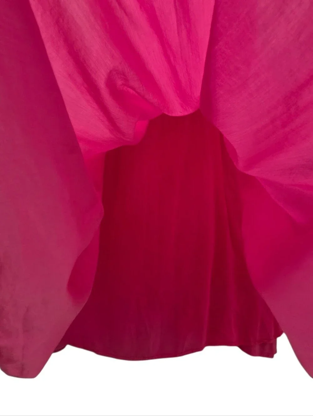 Farm Rio Hot Pink Resortwear Tassles Floral Straps Low Back Flowy Maxi Dress - Picture 14 of 16